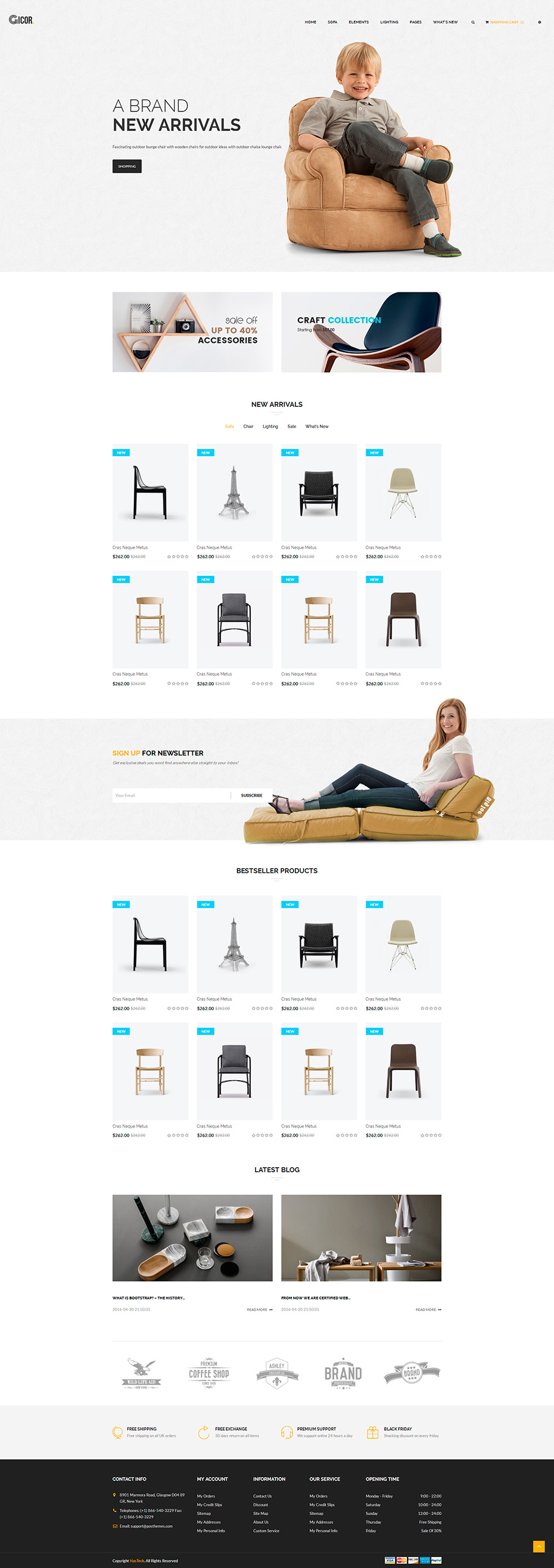 深圳网站设计，深圳网站开发案例-Gicor外贸电商站